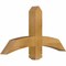 Ekena Millwork Bellingham Rough Sawn Timber Gable Bracket, Western Red Cedar, 36"W x 19"H x 4"D x 4"F, 13/12 Pitch GBW036X19X0404BEL00RWR - alternate 2